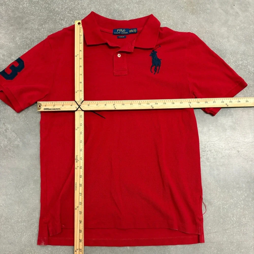 Polo Ralph Lauren big pony shirt with number on sleeve